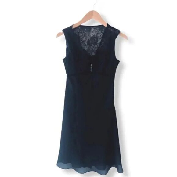 Evan Picone Black Sleevless Womens Dress SZ 2P - Picture 1 of 4